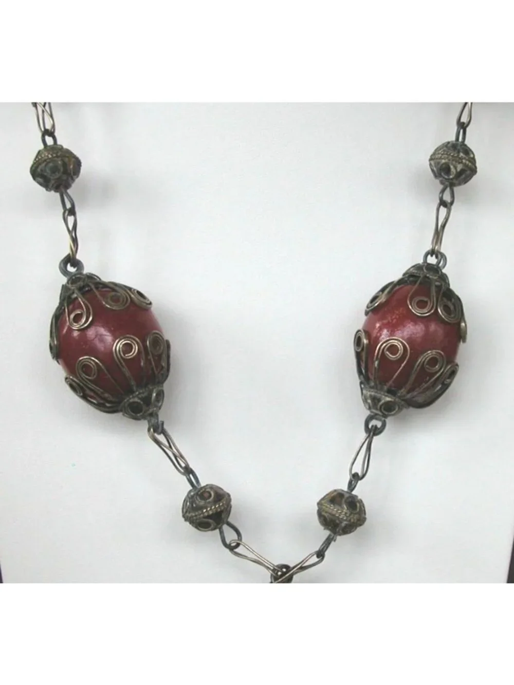Miriam Haskell Long Y-Lavalier Necklace 30